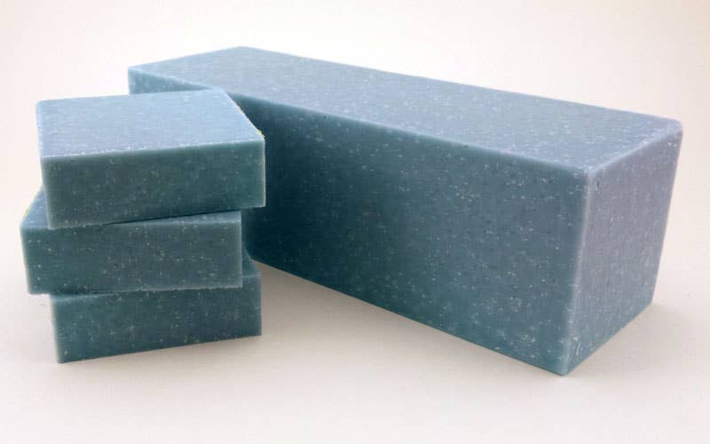 Cool Spring Soap with Sea Salt Exfoliant-Fresh Fragrance Cool Spring Soap Bar- gspot.studio