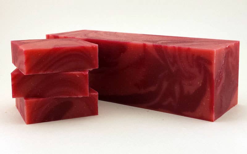 Raspberry Mint Soap with Sweet Raspberry and Peppermint -Refreshing Raspberry Mint Soap Bar - gspot.studio