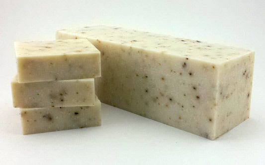 Grapefruit Tea Tree Scrub Soap with Sea Salt and Oatmeal-Invigorating Grapefruit Tea Tree Scrub Soap Bar- gspot.studio